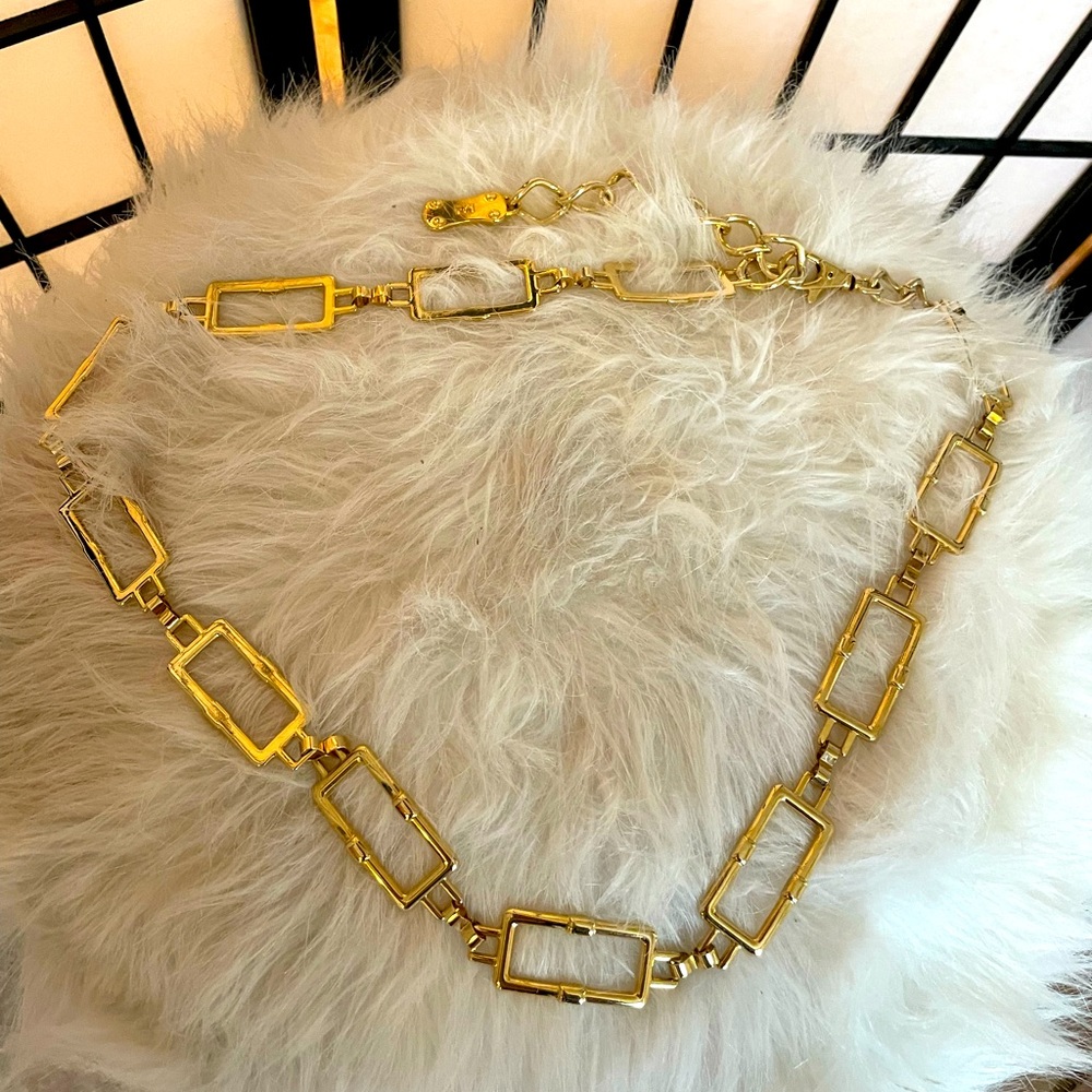 Michael Kors Gold Chain Link Belt